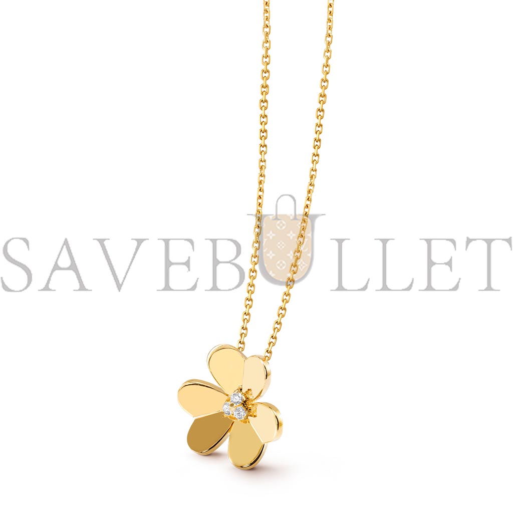 VAN CLEEF ARPELS FRIVOLE PENDANT, LARGE MODEL - YELLOW GOLD, DIAMOND  VCARC96800